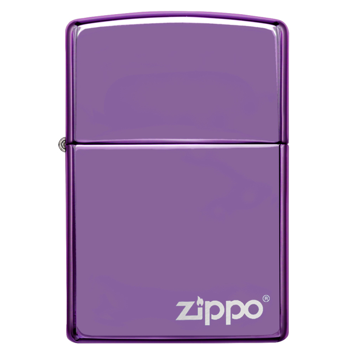26415 High Polish Purple Zippo Logo