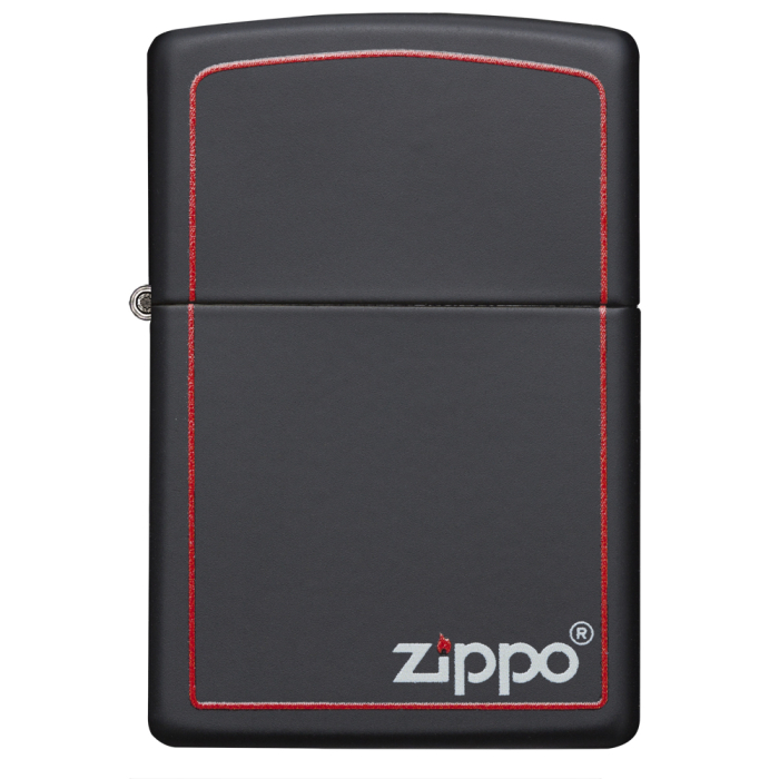 26117 Black Matte with Zippo & Border