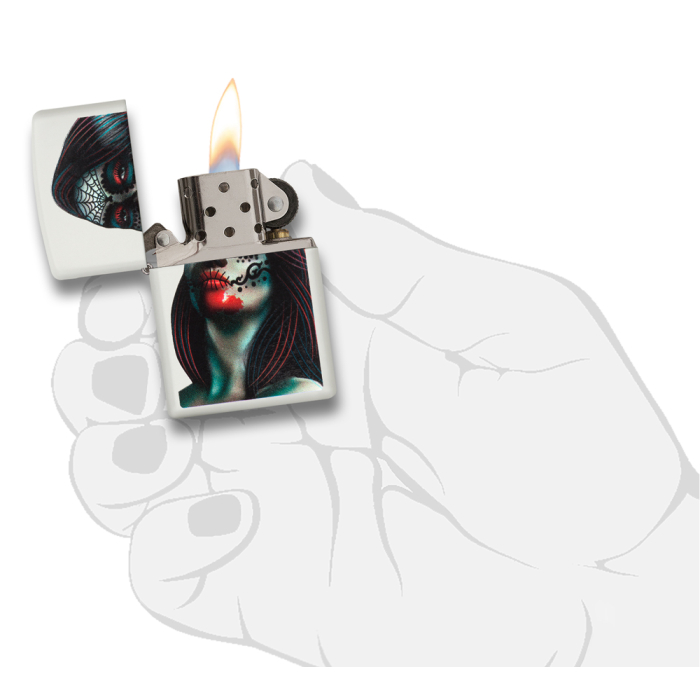 26010 Day of the Dead Lady Tattoo