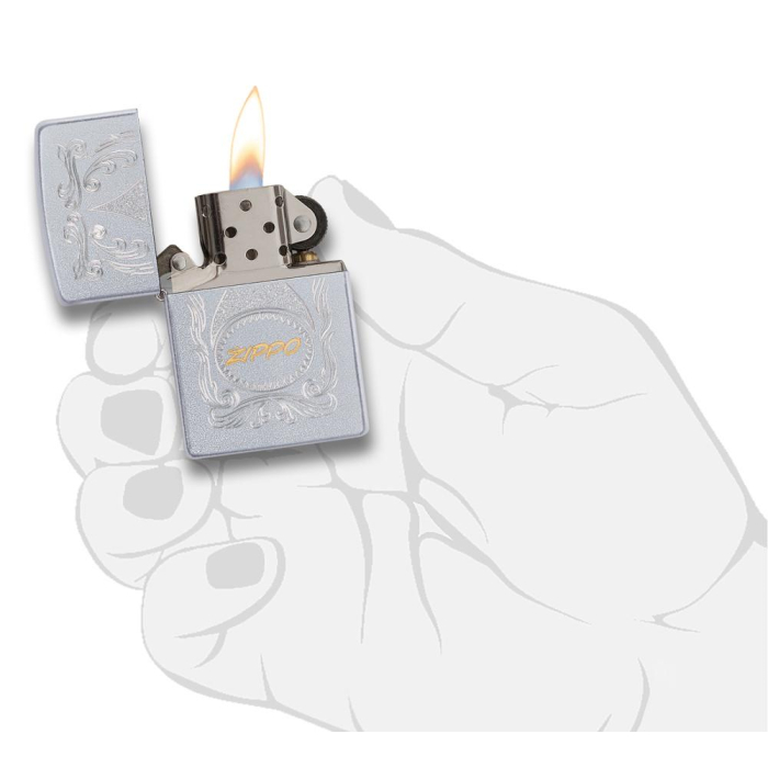 20425 Zippo Gold Script