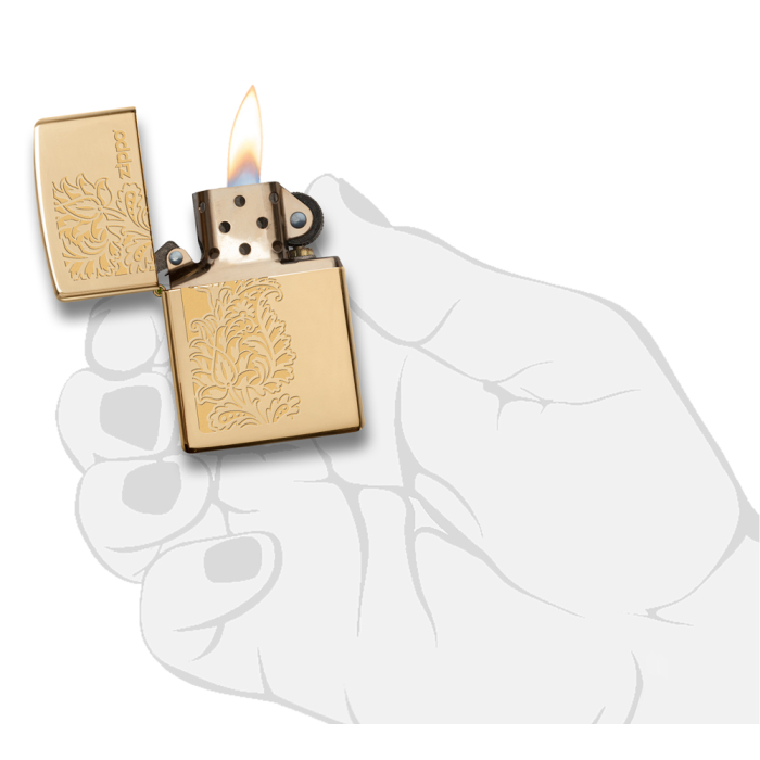 24195 Paisley Zippo Design