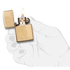 24195 Paisley Zippo Design
