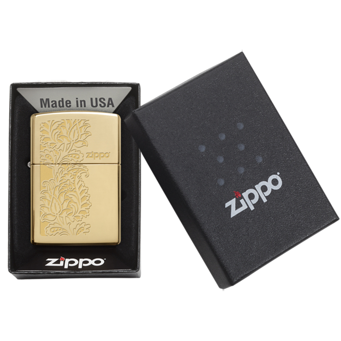 24195 Paisley Zippo Design