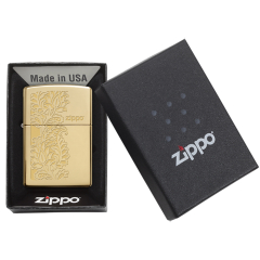 24195 Paisley Zippo Design