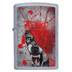25009 Grunge Howling Wolf