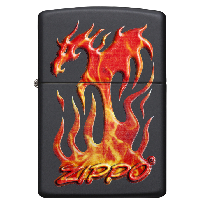 26845 Zippo Flaming Dragon Design