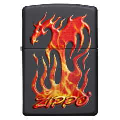 26845 Zippo Flaming Dragon Design