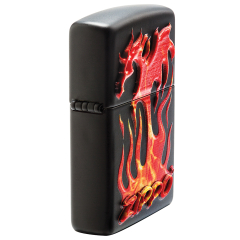 26845 Zippo Flaming Dragon Design