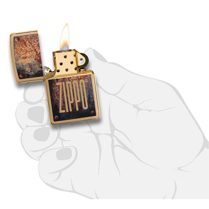 23163 Rusty Plate Design