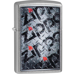25511 Diamond Plate Zippos