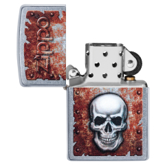 25512 Rusted Skull Design