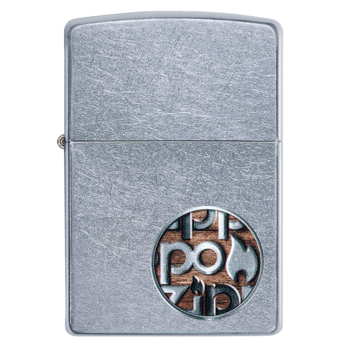 25513 Zippo Button Logo