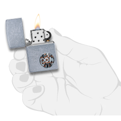 25513 Zippo Button Logo