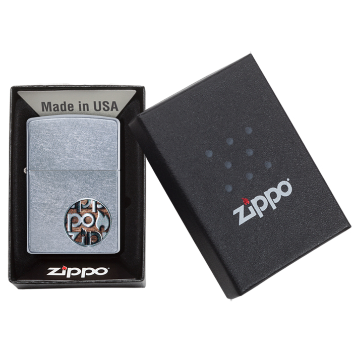 25513 Zippo Button Logo
