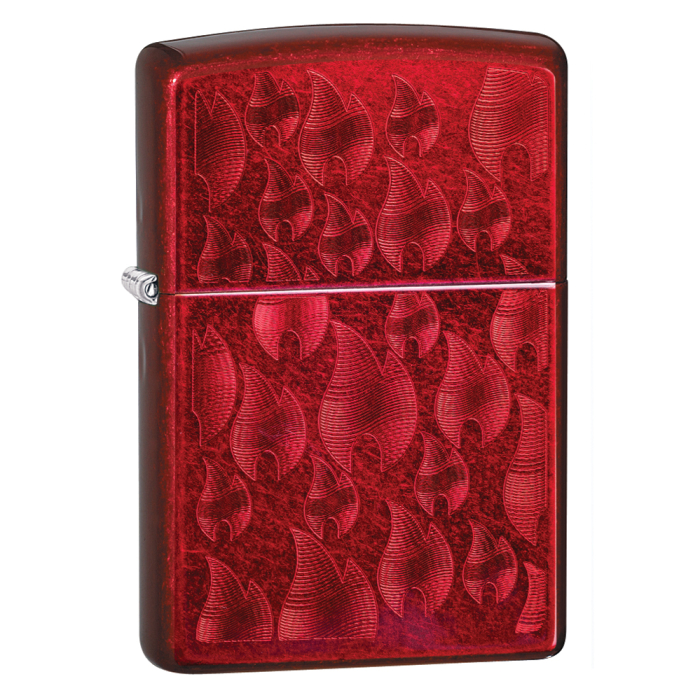 26851 Iced Zippo Flame Design