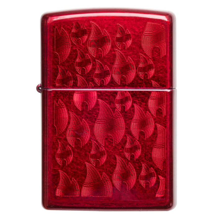 26851 Iced Zippo Flame Design