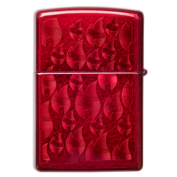 26851 Iced Zippo Flame Design
