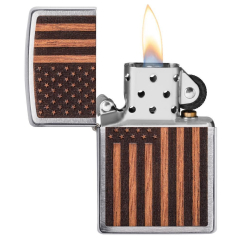 21909 Woodchuck USA American Flag