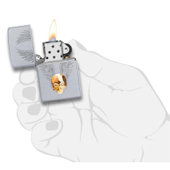 20443 Gold Skull Design