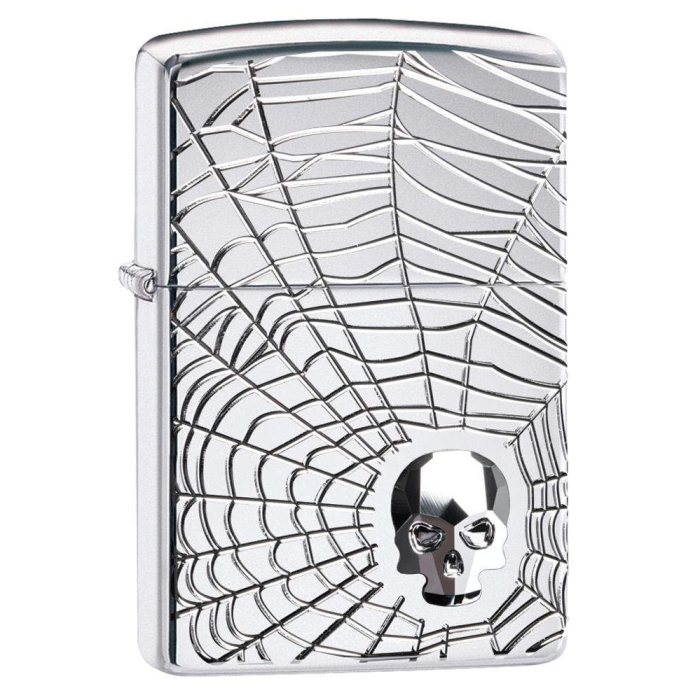22070 Spider Web Skull Design