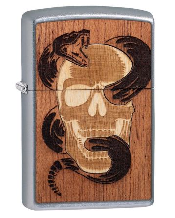 25527 Woodchuck USA Skull & Snake