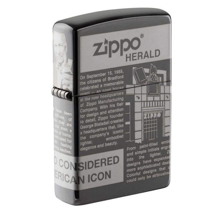 25528 Zippo Newsprint Design