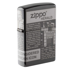 25528 Zippo Newsprint Design