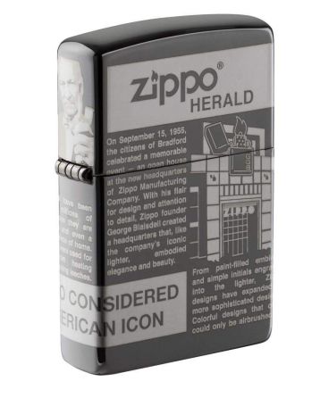 25528 Zippo Newsprint Design