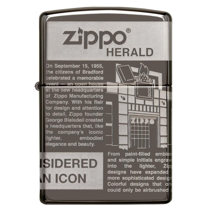 25528 Zippo Newsprint Design