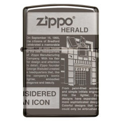 25528 Zippo Newsprint Design