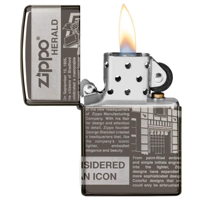 25528 Zippo Newsprint Design