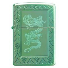 26885 High Polish Green Elegant Dragon