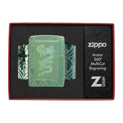 26885 High Polish Green Elegant Dragon