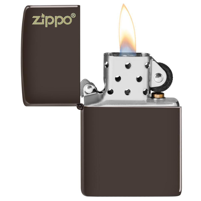 26911 Brown Zippo Logo