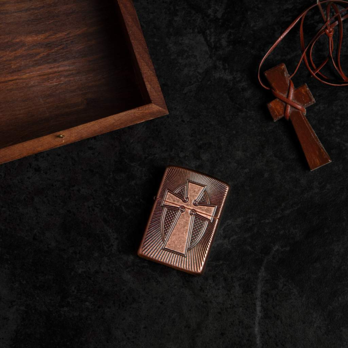 27163 Deep Carve Cross Design