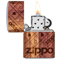 25574 Zippo Cedar Wrap
