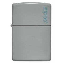 26948 Flat Grey Zippo Logo