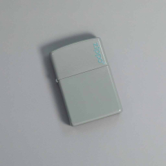 26948 Flat Grey Zippo Logo