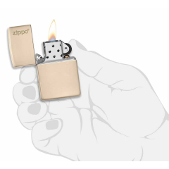 26950 Flat Sand Zippo Logo