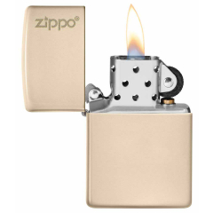26950 Flat Sand Zippo Logo