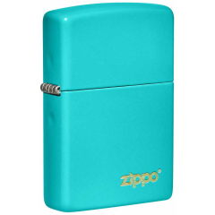 26952 Flat Turquoise Zippo Logo