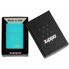 26952 Flat Turquoise Zippo Logo