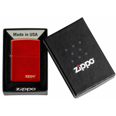 26954 Metallic Red Zippo Logo
