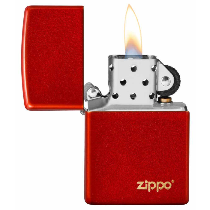 26954 Metallic Red Zippo Logo