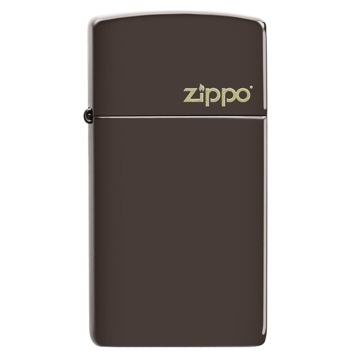 26958 Slim® Brown Zippo Logo