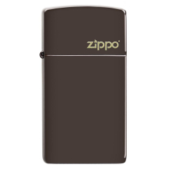 26958 Slim® Brown Zippo Logo