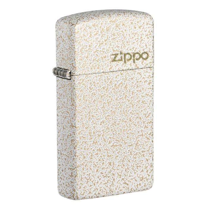 26960 Slim® Mercury Glass Zippo Logo