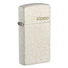 26960 Slim® Mercury Glass Zippo Logo