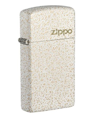 26960 Slim® Mercury Glass Zippo Logo
