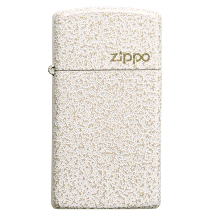 26960 Slim® Mercury Glass Zippo Logo